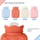 Redify Small Hot Water Bottle Bag for Hot  Cold Compress with CoverMicrowave Heating Soft EnvironmentFriendly Silicone for Babies KidsMini Hot Wate Bottle for Travel and Pain ReliefHoliday Gifts