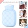 Redify Small Hot Water Bottle Bag for Hot  Cold Compress with CoverMicrowave Heating Soft EnvironmentFriendly Silicone for Babies KidsMini Hot Wate Bottle for Travel and Pain ReliefHoliday Gifts