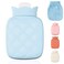 Redify Small Hot Water Bottle Bag for Hot  Cold Compress with CoverMicrowave Heating Soft EnvironmentFriendly Silicone for Babies KidsMini Hot Wate Bottle for Travel and Pain ReliefHoliday Gifts
