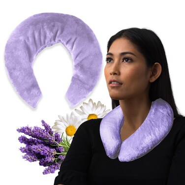 Heating Pad for Neck Aromatherapy Heated Neck Wrap Moist Microwavable Neck Wrap Pain Relief 12 Herbs Weighted Neck Therapy