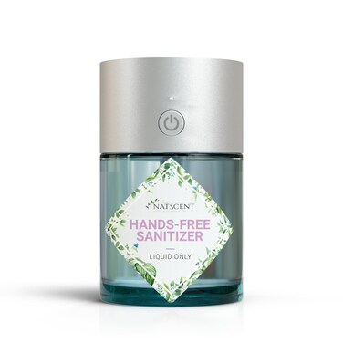 GizmoClean Automatic Hand Sanitizer Dispenser with Motion Sensor Activation Easy Installation Portable Rechargeable Powerful Mist for Hands  Surfaces Blue