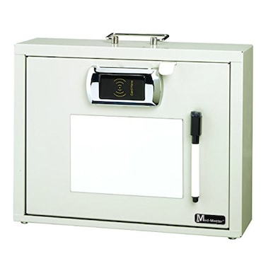 MMF MMF201906206 Premium Steel Medication Case 1 Each Platinum