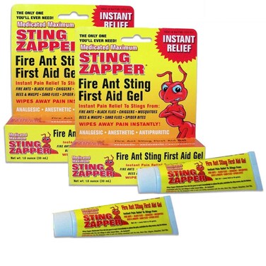 1 Fire Ant Bite Treatment Sting Zapper Gel Cream Bee Bed Bugs Mosquito First Aid