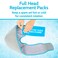 Arctic Flex Gel Replacement Packs  Gel Ice Packs Reusable for Full Head Ice Brace  Hot  Cold Gel Pack for Injuries Pain Relief Swelling  Flexible Therapy Compression Wrap  Athletic Women Men