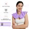 Microwavable Heating Pad for Neck and Shoulders Extra Large Weighted Heated Neck Wrap Microwave with Moist Heat Reusable