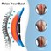 Back Stretcher with Detachable Heating Pad MultiLevel Adjustable Timing Heat Therapy Back Cracker for Upper  Lower Back Pain Relief for Herniated Disc Sciatica Scoliosis