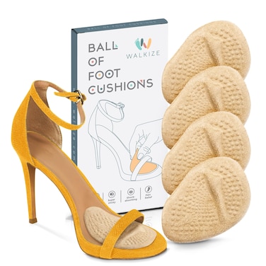 WalkizeMetatarsal Pads Women  Heel Inserts for Women  Ball of Foot Cushions 2 Pairs Foot Pads All Day Pain Relief and Comfort One Size Fits Shoe Inserts for Women