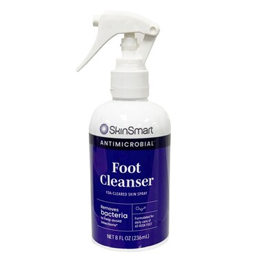 SkinSmart Daily Foot Cleanser for AtRisk Feet Removes Bacteria to Help Avoid Infections 8 ounce Spray