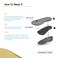 Natural Foot Orthotics Podiatrist Designed for Low to Flat Feet Recommended for Plantar Fasciitis Heel Spurs Bunions Neuromas  Hammertoes USA Made Slim Stabilizer Arch Support Shoe Insoles