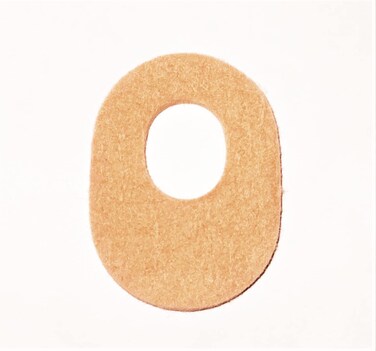 Flesh Felt Bunion Shields 40 Pack  in Adhesive Oval Cushions Medical Bandage for Foot Pain Relief Bunions Callus and Corns