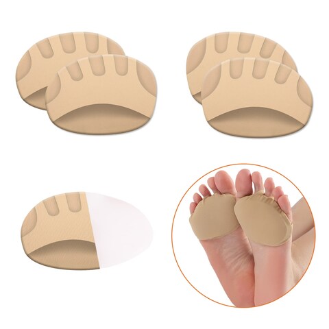 Buy 2 Pairs Gel Metatarsal Pads Men Women Honeycomb Fabric Forefoot Pads High Heels Comfort Pads Soft Ball of Foot Cushions Inserts for Pain Relief Non Slip Toe Socks Pads Forefoot Sleeves