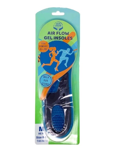 BCO Air Gel Insoles for All Day Comfort and Foot Care with Wave Tech US Mens 8 to 12
