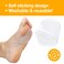 ZenToes Repositionable Gel Pads for Ball of Foot Cushion Protect and Relieve Metatarsal Sesamoid Pain  2 Pairs