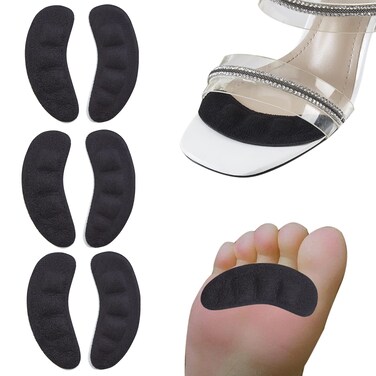 GQTJP Metatarsal Pads WomenBall of Foot Cushions for HeelsNonSlip Foot Pads to Relief Pains All DayToe Pads for Heels Shoe Gummies for Heels Heel Pads for Stop Feet from Sliding Forward