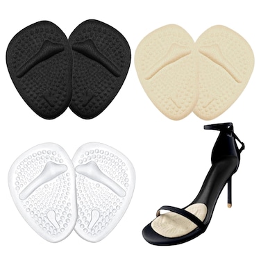 Metatarsal Pads Ball of Foot Cushions 3 Pairs Gel Pads Shoe Inserts for Pain Relief and Comfort