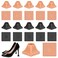 High Heel Protective Heel Caps 10 Pairs Heel Tip Covers 5 Sizes High Heel Stoppers Heel Covers Protectors for Heel Walking on Grass Soft Mud Gravel