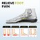 Heavy Duty Arch Support Insoles  Welnove 220 lbs Plantar Fasciitis Insoles with High Arch Support Orthotic Inserts for Flat Feet Standing All Day Work Boot Insoles for Womens 895  Mens 675