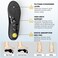 Heavy Duty Arch Support Insoles  Welnove 220 lbs Plantar Fasciitis Insoles with High Arch Support Orthotic Inserts for Flat Feet Standing All Day Work Boot Insoles for Womens 895  Mens 675