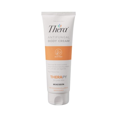 Thera Antifungal Body Cream 2 Miconazole Nitrate Moisturizes Skin and Fights Athletes Foot Jock Itch and Ringworm  4 oz 1 Count