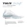 TulisSo Soft Heavy Duty Gel Heel Cups Relief for Plantar Fasciitis Heel Pain and Shock Absorption Large