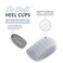 TulisSo Soft Heavy Duty Gel Heel Cups Relief for Plantar Fasciitis Heel Pain and Shock Absorption Large