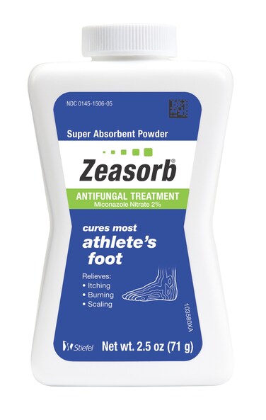 ZeasorbAntifungal Treatment Powder Athletes Foot 25oz