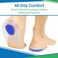 ViveSole Gel Heel Cups for Pain Plantar Fasciitis Pair  Silicone Insert Pads for Relief Heel Spurs Shoes Achilles Treatment  Foot Comfort Support Protectors for Women Men