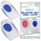 ViveSole Gel Heel Cups for Pain Plantar Fasciitis Pair  Silicone Insert Pads for Relief Heel Spurs Shoes Achilles Treatment  Foot Comfort Support Protectors for Women Men