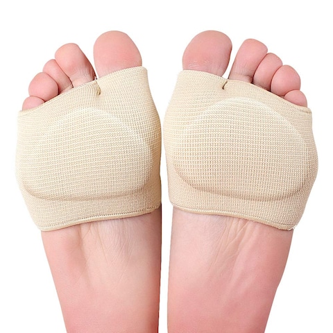 Buy ZEPOHCK Metatarsal Pad Forefoot Pads for Women and Men Gel Silicon Insert Metatarsal Sleeve Pad for Foot Pain Relief Ball of Foot Cushions Beige L9 x 7cm Online Carrefour UAE