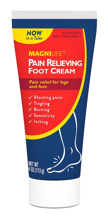 MagniLifePain Relieving Foot Cream Soothing Relief for Soreness Pain Burning Tingling Itching or Sensitivity in Feet  Legs  AllNatural Moisturizing Topical  PetroleumFree  4oz Tube