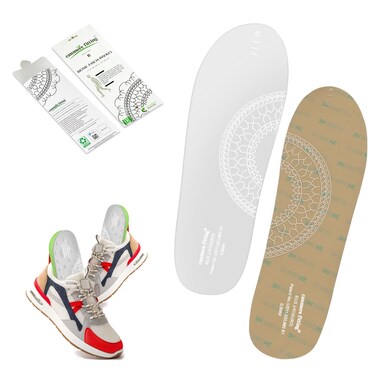 Silicone SelfAdhesive Insoles Sticker for Universal Sneakers 05MM Keep Shoes Dry and Comfortable Anti Odor ResistantSizeM75W794126CMTransparent1pair