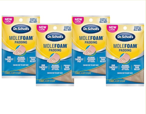 Buy Dr Scholls Molefoam Padding 2 Each Pack of 4 Online Carrefour UAE