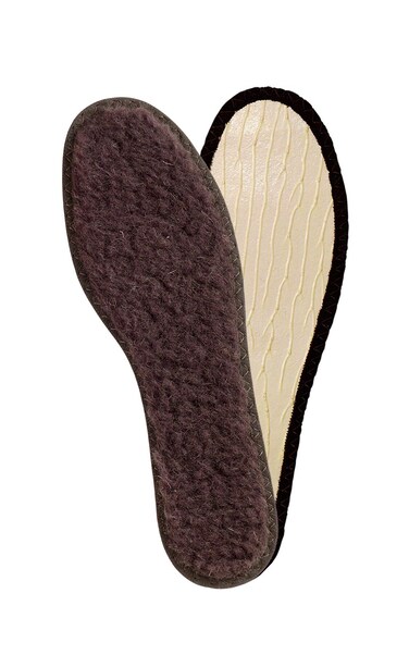 Lambswool Winter Insoles for Boots Or Shoes Insole Replacement for Man and Woman Lambskin Inner Soles Shoe Inserts Accessories by Kaps WomenUS 435 EUR