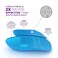 Heel That PainPerfect Fit Kit  Original Hybrid and Gel Heel Seats Foot Orthotic Inserts  Heel Cups Cushions Insoles for Plantar Fasciitis Heel Spurs and Heel Pain Medium W 6510 M 58