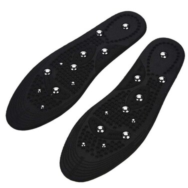 Maxmartt 1 Pair Men Magnetic Health Medical Therapy Massage Shoe Insoles Shoe InsertsS