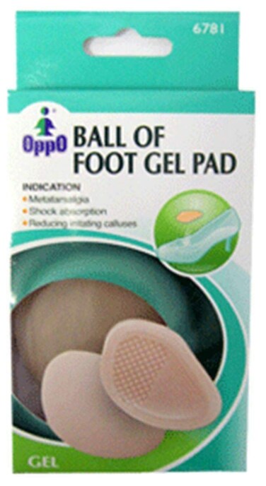 Oppo Gel Ball of Foot Pads 67811 Pair