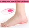 Heel Cups Gel Plantar Fasciitis Inserts 2 Pairs Shoe Insoles for Heel Spurs Achilles Pain Shock Absorbing and Heel Support US 913
