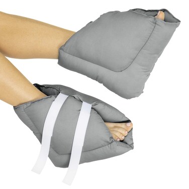 Heel Protector Cushion Pair  Foot Boot for Swollen Feet Sore Ankles Pressure Ulcers Sleeping and Recovering Post Surgery  Elevator Leg Rest Protection for Pain Relief  Washable