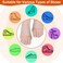 PAGOW 10 Pairs Metatarsal Foot Pads for Women and Men Soft Silicone Forefoot Pad Pain Relief Honeycomb Ball of Foot Cushion for Sports Shoes High Heels Boots Canvas Shoes