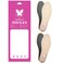 2 Pairs Premium Leather Insole Comfortable Shoe Pads Mens or Womens Breathable Shock Absorber Insoles EU 37382 Pair