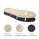 2 Pairs Premium Leather Insole Comfortable Shoe Pads Mens or Womens Breathable Shock Absorber Insoles EU 37382 Pair