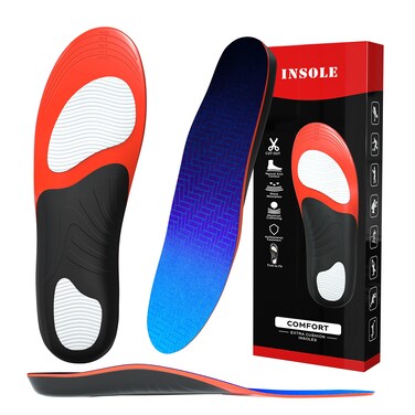 Plantar Fasciitis Feet Insoles  Arch Support Shoe Inserts for Men and Women  Orthotic Inserts for Flat Feet High Arch Foot Pain  Running Athletic Gel Shoe Insoles SMen 3565Women 5585
