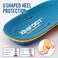 XINIFOOT 2 Pairs Professional Plantar Fasciitis Shoe Insoles Running Insoles High Elastic Cushioning Inserts for Foot Relief Shock Absorption Breathable Sports Feet Insoles for Women