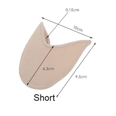 Professional Ballet Dance Toe Pad Foot Protection Toe Thongs Silicone Gel Forefoot Pads Shoes Insoles Insert Pointe Shoes Short Flesh