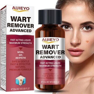 Wart Remover LiquidFast Acting Salicylic Liquid to Remove Common and Plantar Warts Flat Warts 068 Fl Oz 1 Count  Safe Natural and Potent for External Use