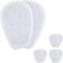 3 Pair White Soft SelfAdhesive Shoe Inserts  Felt Tongue Pads for Shoes Shoe Insoles