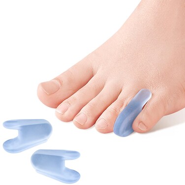 10 Pcs Pinky Toe Separator Little Toe Straightener Hammer Toe for Men Women Walking Running Overlapping Bunion Corrector and Bunion Relief