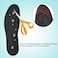 Bionic Magnet Therapy InsolesFatigue Relieving Health Care Foot Massage Reflexology Unisex Shoe Inserts Pads 1 PairS3540