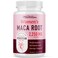 Organic Maca Root Capsules for Women  Peruvian Maca 2250MG Extra Strength  Red Black  Yellow Maca Pills with Black Pepper  Herbal Supplement to Support Energy Hormone Balance Menopause  Cycles