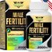 Fertility Supplements for Men Male Fertility Supplement  Optimal Sperm Count Motility and Strength 2000MG Mens Prenatal Vitamins with CoQ10 Maca Root Zin NAC Folate for Conception  90 Capsules